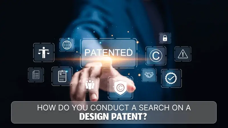 How do you conduct a search on a design patent