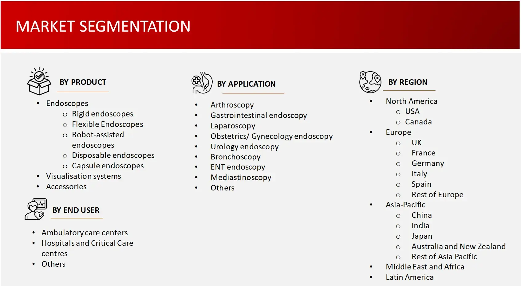 Market Segmentation endoscopy equipment